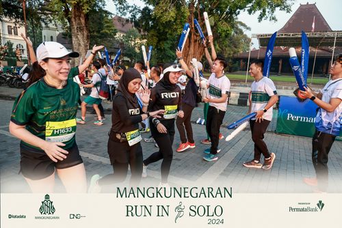 Race photo from Mangkunegaran Run 2024