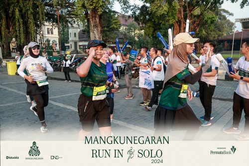 Race photo from Mangkunegaran Run 2024