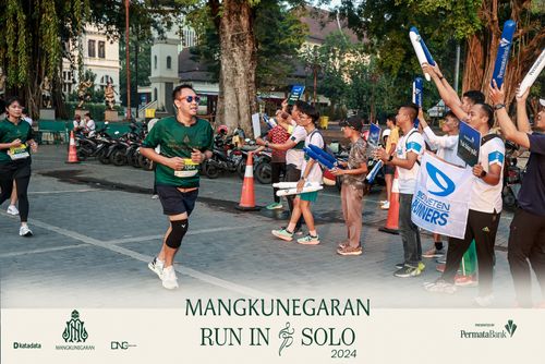 Race photo from Mangkunegaran Run 2024