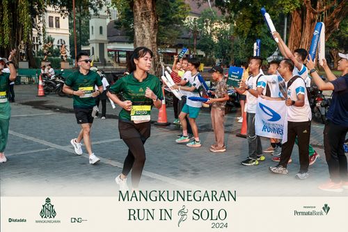 Race photo from Mangkunegaran Run 2024