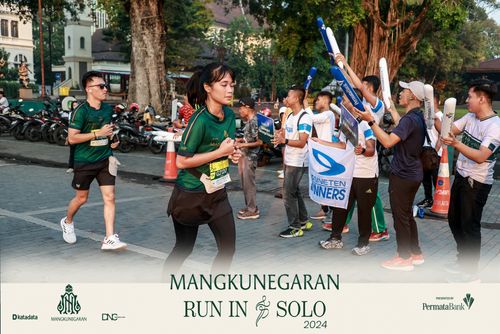 Race photo from Mangkunegaran Run 2024
