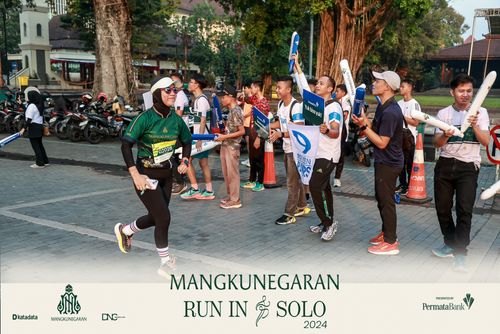 Race photo from Mangkunegaran Run 2024