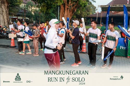 Race photo from Mangkunegaran Run 2024