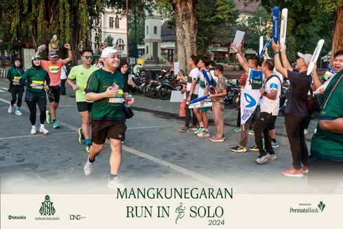 Race photo from Mangkunegaran Run 2024