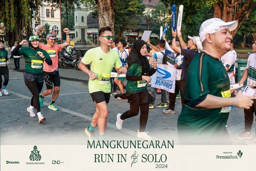 Race photo from Mangkunegaran Run 2024
