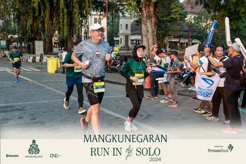 Race photo from Mangkunegaran Run 2024