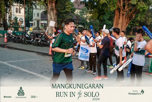Race photo from Mangkunegaran Run 2024