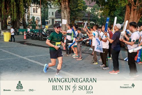 Race photo from Mangkunegaran Run 2024
