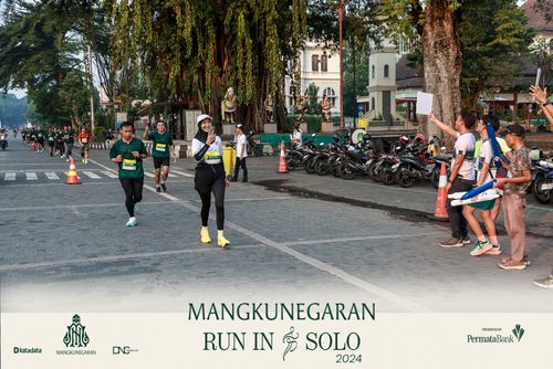 Race photo from Mangkunegaran Run 2024
