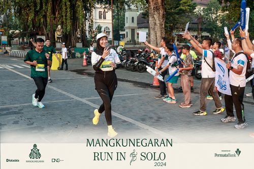 Race photo from Mangkunegaran Run 2024