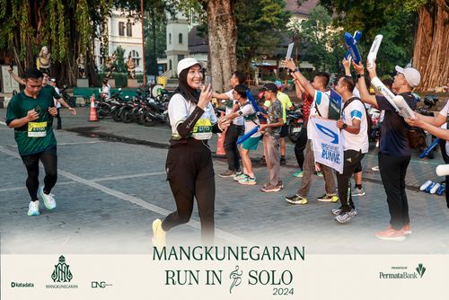 Race photo from Mangkunegaran Run 2024