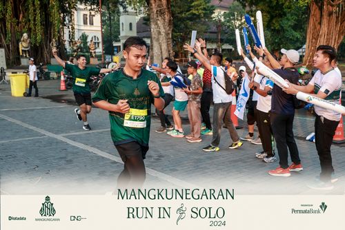 Race photo from Mangkunegaran Run 2024