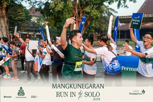 Race photo from Mangkunegaran Run 2024