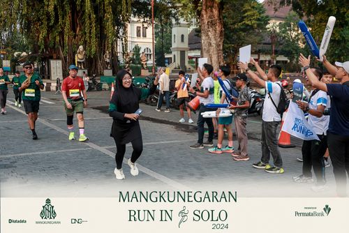 Race photo from Mangkunegaran Run 2024