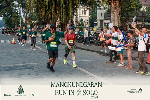 Race photo from Mangkunegaran Run 2024