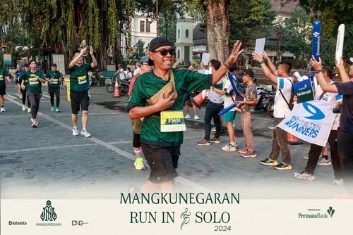 Race photo from Mangkunegaran Run 2024