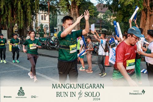 Race photo from Mangkunegaran Run 2024