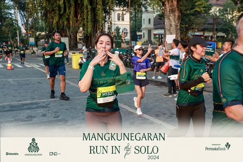 Race photo from Mangkunegaran Run 2024