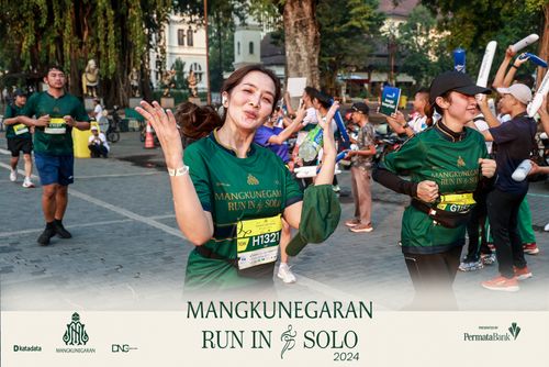 Race photo from Mangkunegaran Run 2024