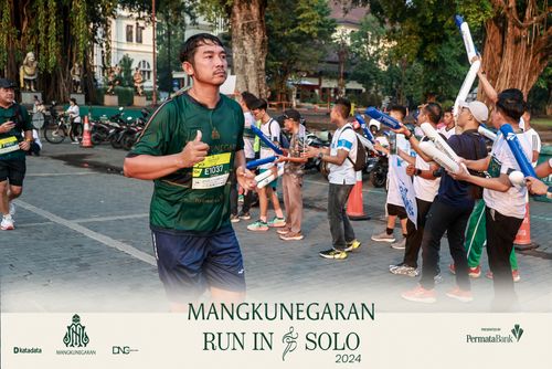 Race photo from Mangkunegaran Run 2024