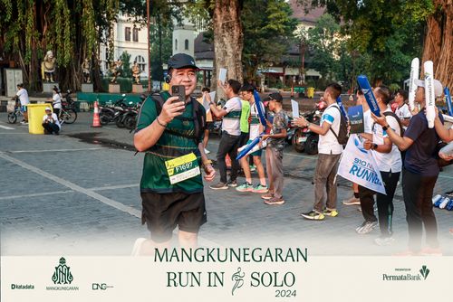 Race photo from Mangkunegaran Run 2024