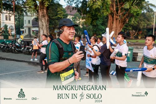 Race photo from Mangkunegaran Run 2024