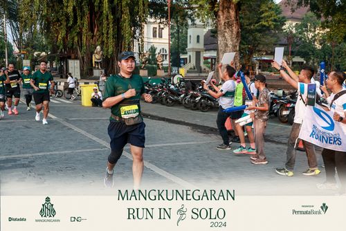 Race photo from Mangkunegaran Run 2024