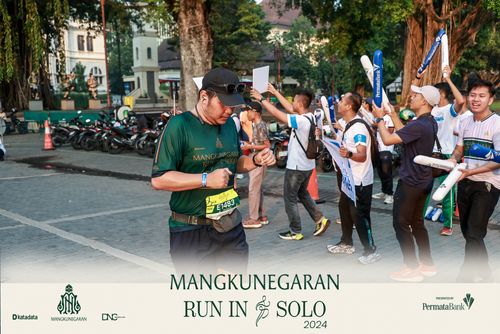 Race photo from Mangkunegaran Run 2024
