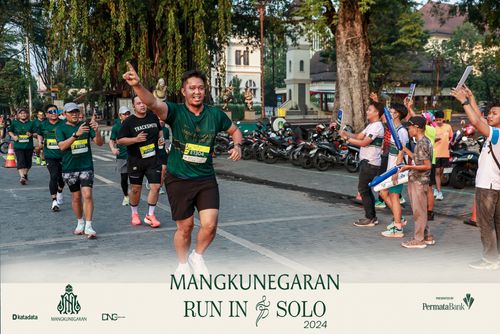 Race photo from Mangkunegaran Run 2024