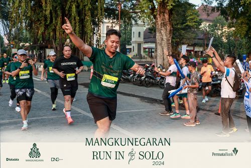 Race photo from Mangkunegaran Run 2024