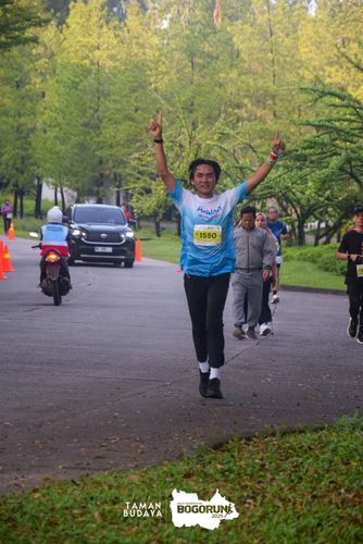 Race photo from Taman Budaya x BOGORUN 2025