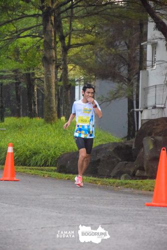 Race photo from Taman Budaya x BOGORUN 2025