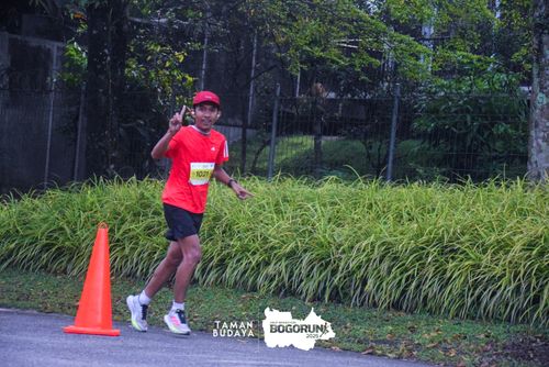 Race photo from Taman Budaya x BOGORUN 2025