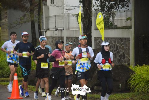 Race photo from Taman Budaya x BOGORUN 2025