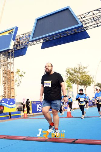 Race photo from ISOPlus Run 2024 Jakarta