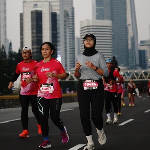 Race photo from SMARTFREN RUN 2026