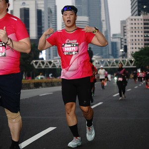 Race photo from SMARTFREN RUN 2026