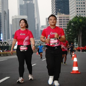 Race photo from SMARTFREN RUN 2026