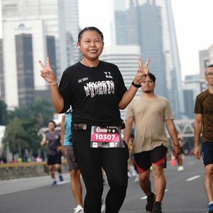Race photo from SMARTFREN RUN 2026