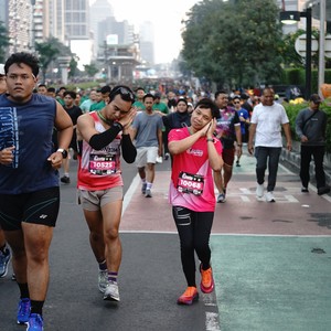 Race photo from SMARTFREN RUN 2026