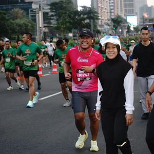 Race photo from SMARTFREN RUN 2026