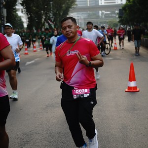 Race photo from SMARTFREN RUN 2026