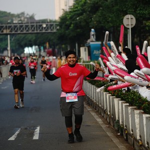 Race photo from SMARTFREN RUN 2026