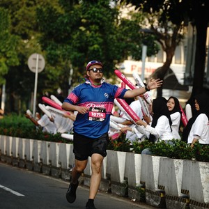 Race photo from SMARTFREN RUN 2026