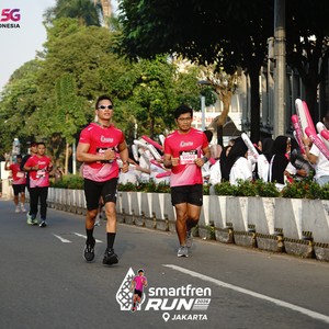 Race photo from SMARTFREN RUN 2026