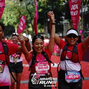 Race photo from SMARTFREN RUN 2026