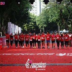 Race photo from SMARTFREN RUN 2026