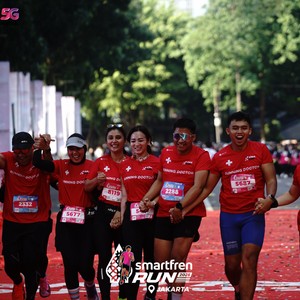 Race photo from SMARTFREN RUN 2026