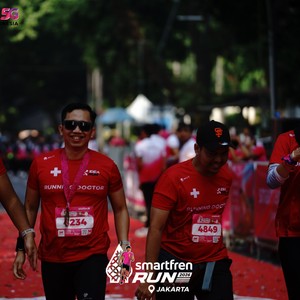 Race photo from SMARTFREN RUN 2026
