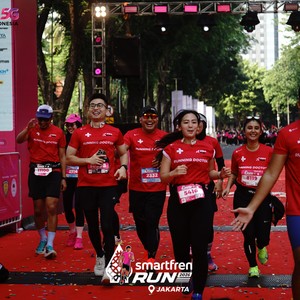 Race photo from SMARTFREN RUN 2026